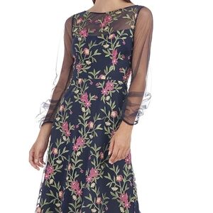 JS Collections Navy Multi Dress